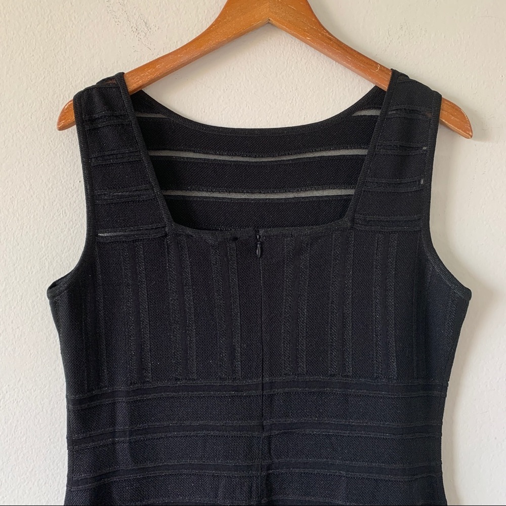 St. John Sleeveless Gossamer Illusion Knit Mermaid Dress - Picture 11 of 15